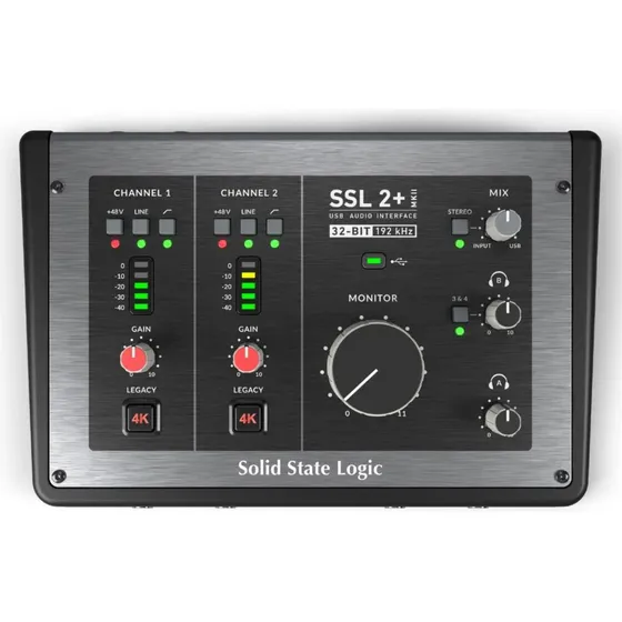 Interface De Áudio Solid State Logic Ssl 2+ Mkii