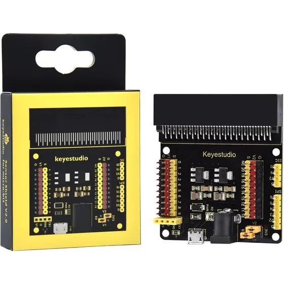 Micro:bit V2 Tarjeta De Expansión De Puertos Para Sensores