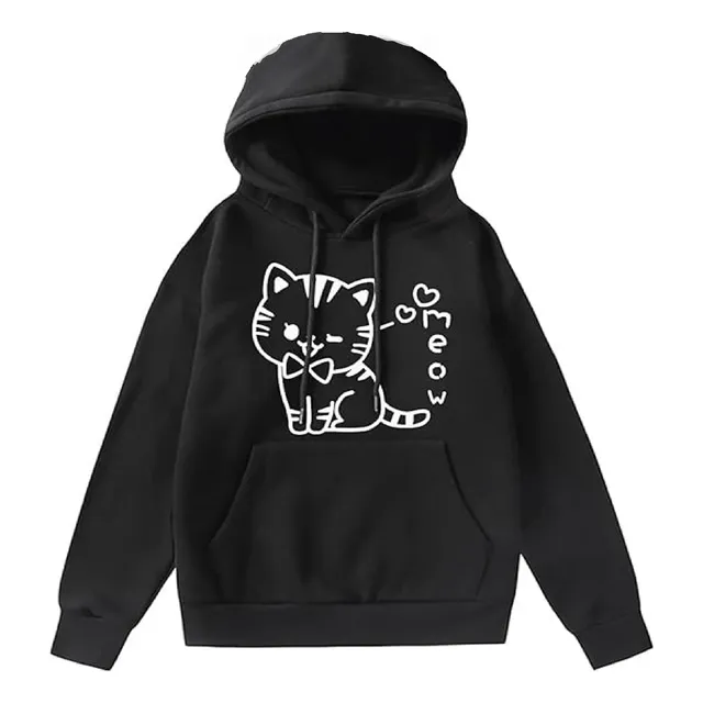Saco De Capota Diseño De Gato, Personalizado Nombre Niños