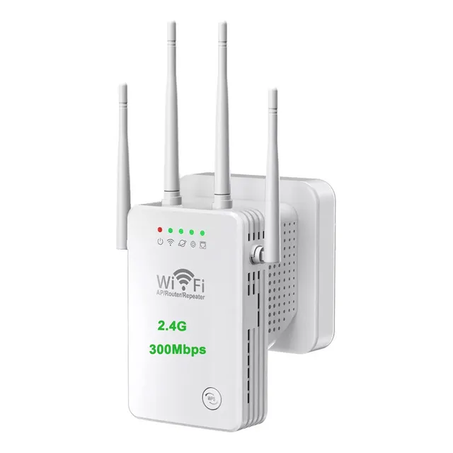 Amplificador Wifi Extensor Rango Repetidor Señal De 4 Antena
