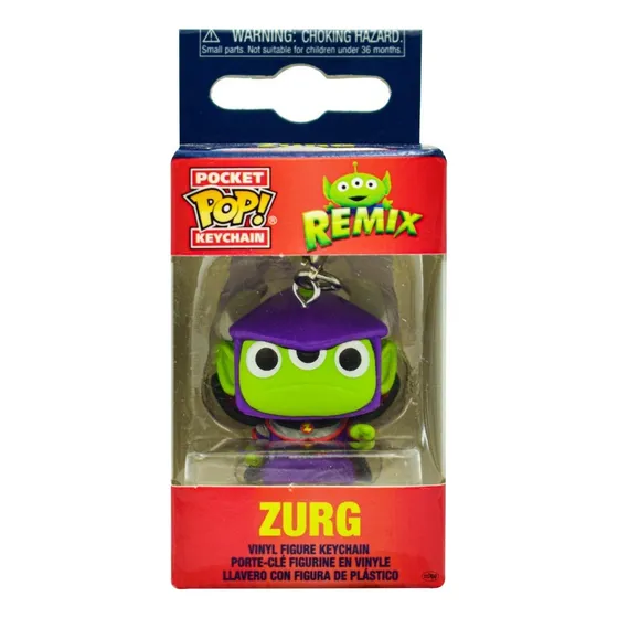 Pixar Remix Zurg Llavero 4cm Pocket Pop Funko