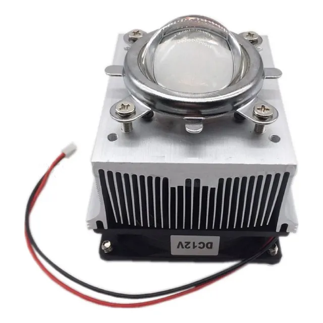 Disipador De Calor, Uso Rudo, Con Fuente 12v Mas Led De 50w