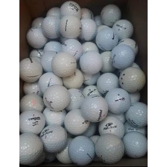 Golf Pelotas Usadas Pack Calidad A Blanco Y De Colores