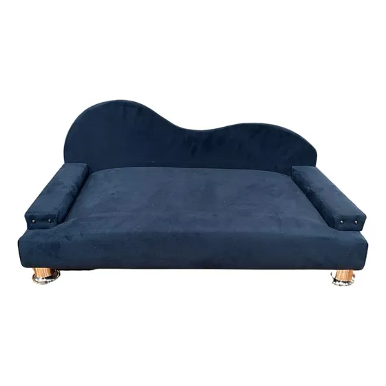Mini Sofá Cama Divã Pet Cães E Gatos Azul - G2home