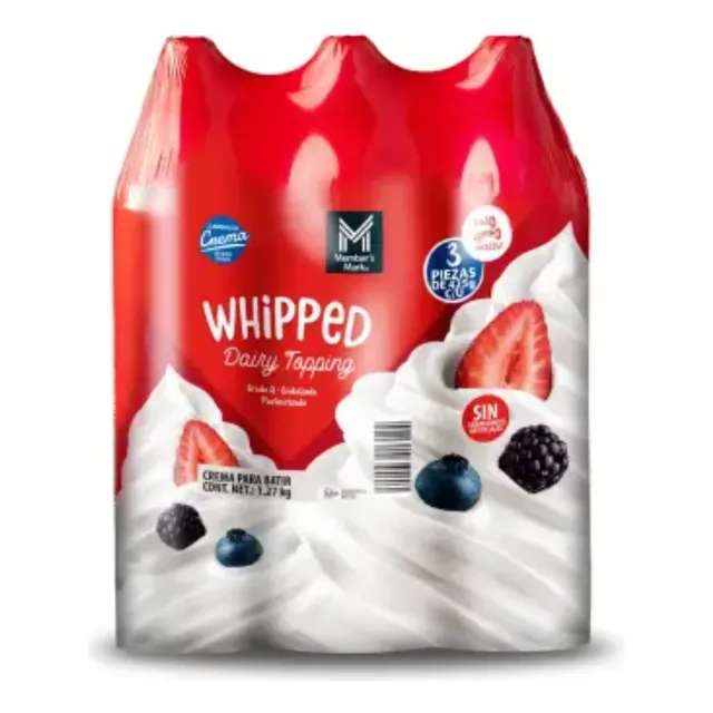Crema Batida 3 Pzas De 425g C/u