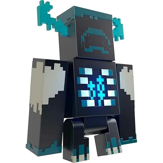 Warden Minecraft  Grande 15cm Mattel Efectos De Sonido Y Luz