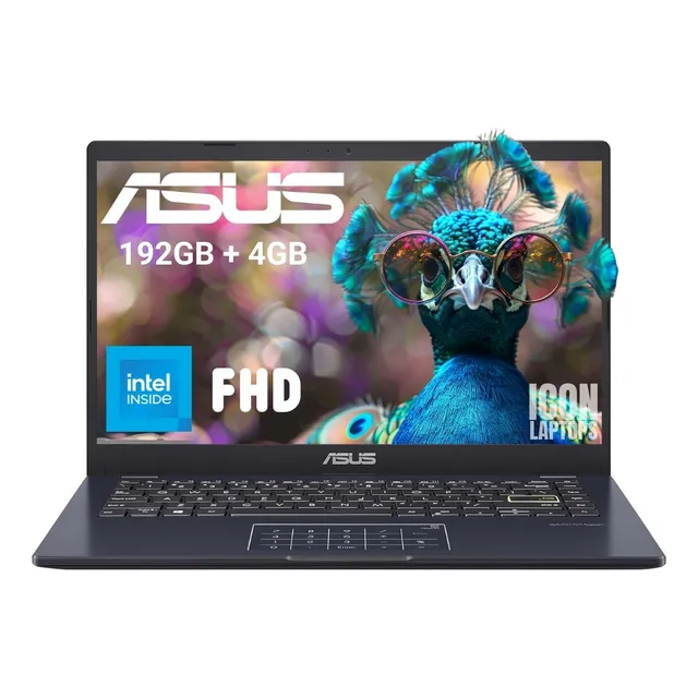 Notebook Asus Black 14-e410 Intel N6000 4gb Ram 192gb Fhd Color Negro