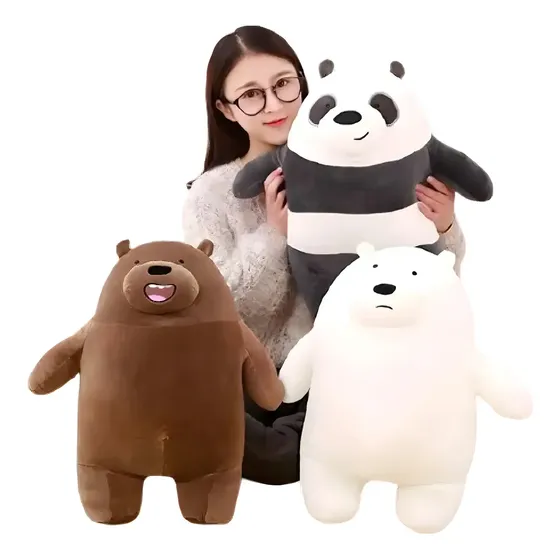 Peluches Osos Escandalosos Peluche Kawaii Panda Pardo Polar al azahar | Cuotas sin interés
