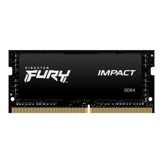 Memoria Ram Fury Impact Ddr4 Gamer Color Negro 8gb 1 Kingston Kf432s20ib/8