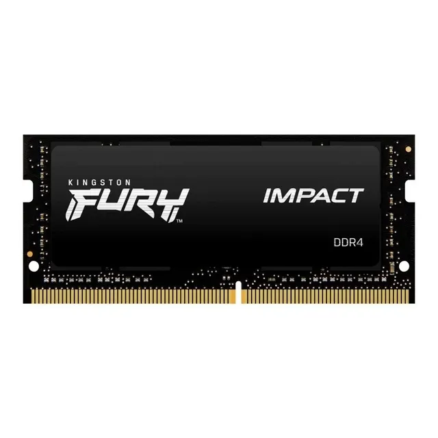 Memoria RAM Fury Impact DDR4 gamer color negro 8GB 1 Kingston KF432S20IB/8