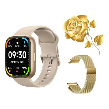 Smart Watch A Prova D'água Mede Pressão Arterial Gps Strava