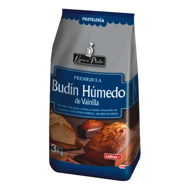 Premezcla Budín Húmedo Vainilla 3kg Industrial Calsa - Cc