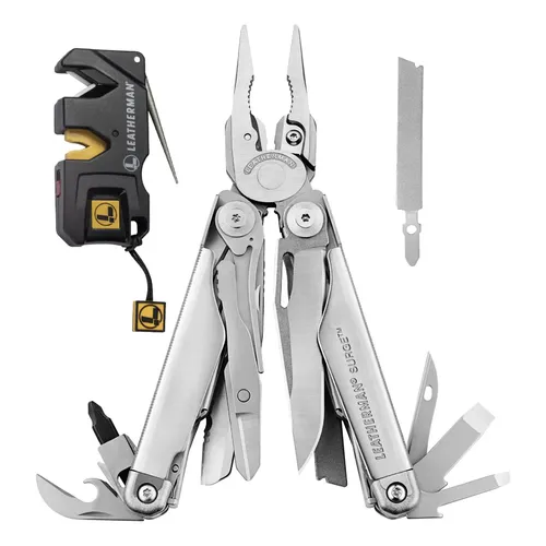 ROKTOOL Multiherramienta 19 En 1 – Mango Con Chapado De Titanio, Bloqueo Automático, Con Funda De Nailon
