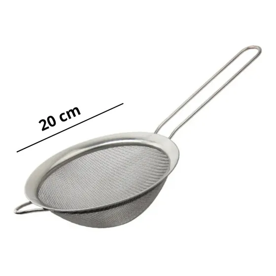 Colador De Acero Inoxidable Tamizador Repostería 