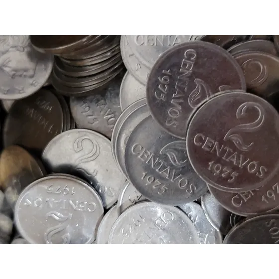 100 Moedas De 2 Centavos De 1975 Efinge