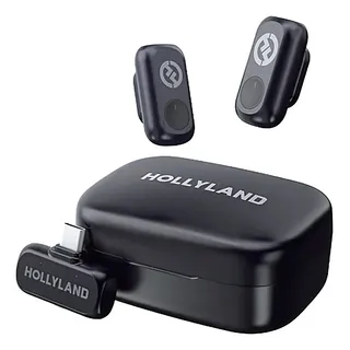 Microfone Hollyland Lark A1 Duo Usb-c cor Preto