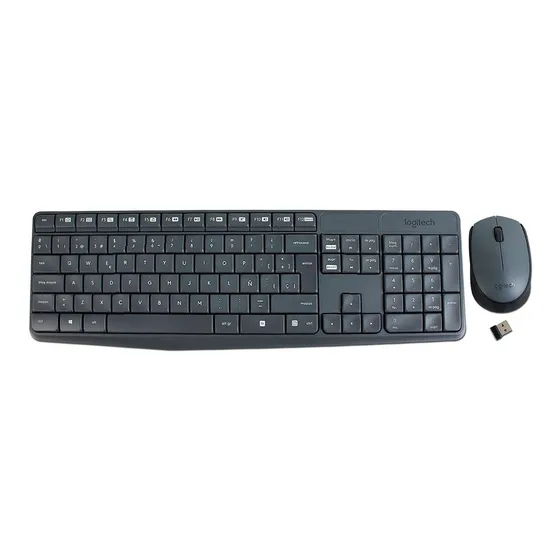 Kit Teclado Y Mouse Logitech Mk235 Inalámbrico  Usb Español