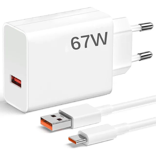 Cargador Turbo 67w Para Xiaomi Redmi Note 12 Pro`poco X5 Pro
