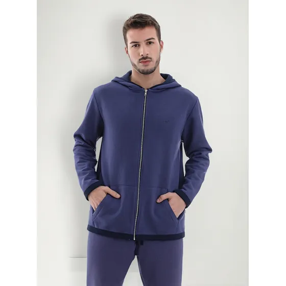 Campera Howard Combinada Con Capucha Para Hombre 4614