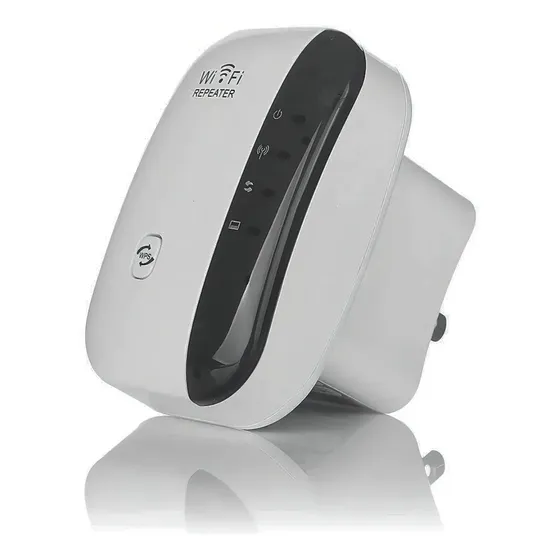 Repetidor WiFi Mertel 300 Mbps 2.4 GHz Blanco Inalámbrico