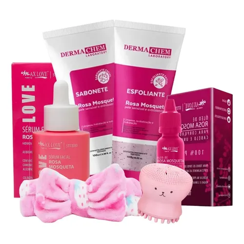 Kit 4 Cremes Serum Skincare Japan Sakura Sweet Kiss Laikou | Frete