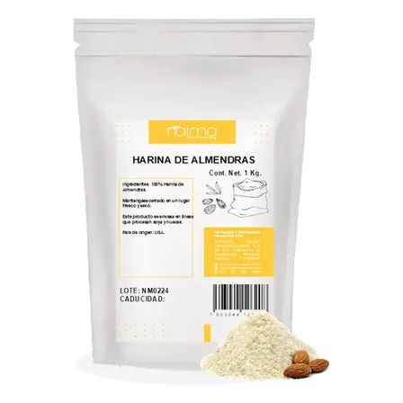 Harina De Almendras 1 Kg Gluten Free Keto