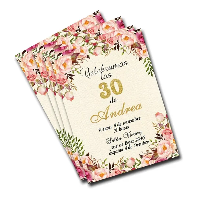 15 Invitaciones Boda , 15 Años ,cumpleaños, Tarjetas Novedad