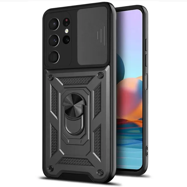 Funda Estuche Antichoque Ultra Reforzado Con Protector De Cámara Para Samsung ( Note / A / S / M )