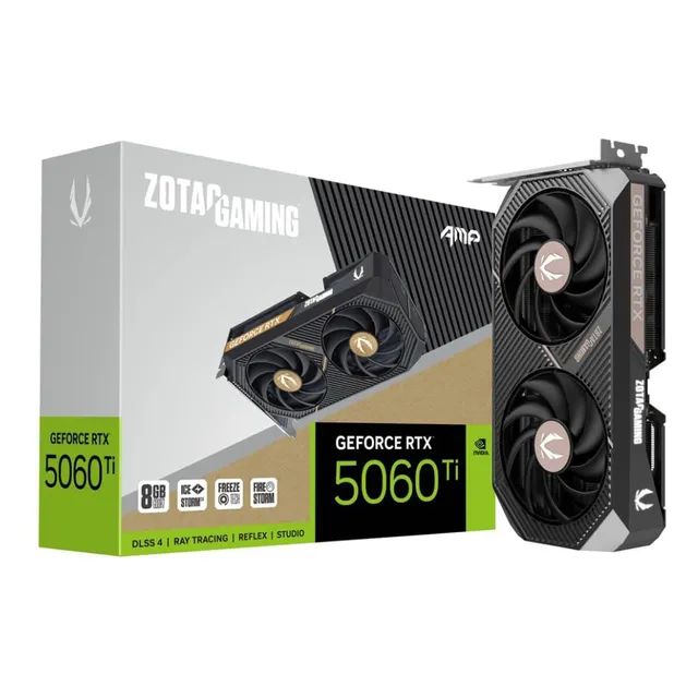 Placa De Video Geforce Rtx 5060 Ti 8gb Zotac Amp
