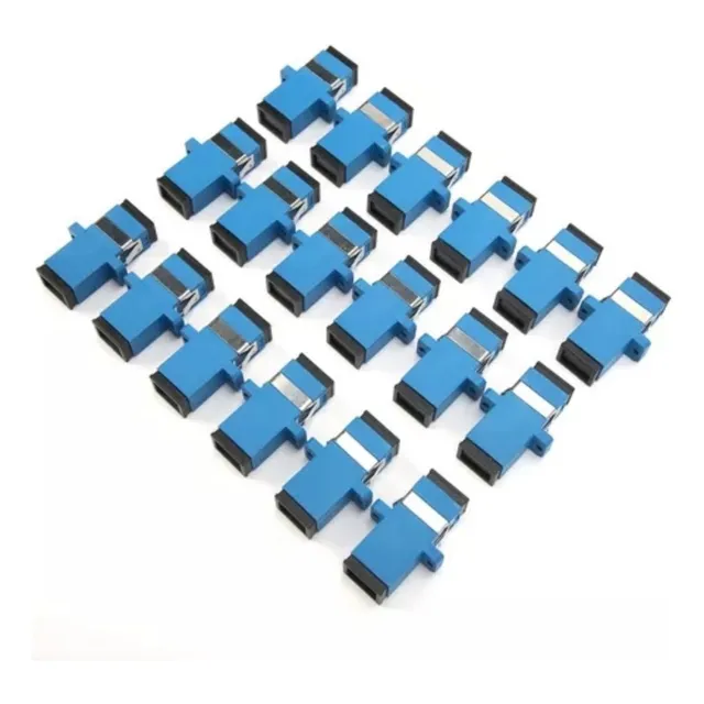 Acoplador Fibra Optica Sc Upc Simple 50 Piezas