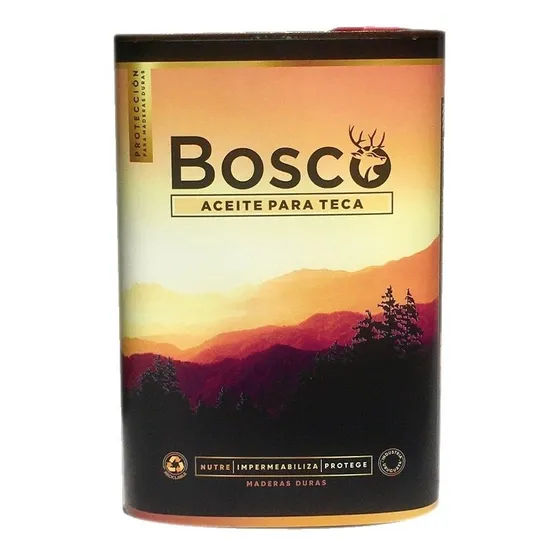 Bosco Aceite Para Teca · Protección Natural · Maderas Duras