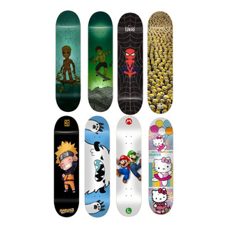 Shape Skate 8.0 Com Lixa P/ Montagem Shape Skate 8.0 Com Lixa P/ Montagem