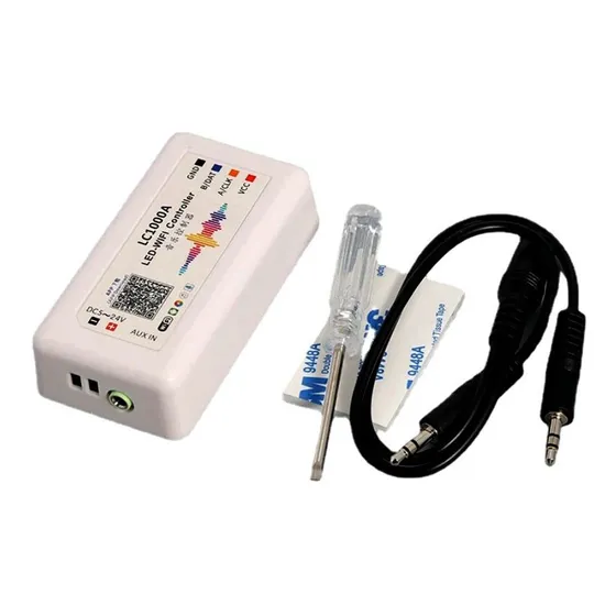 Central Led Digital Pixels Spi Lc1000a Wifi Efeito Vu Texto