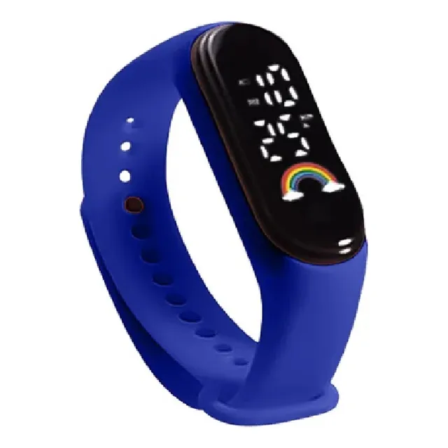 Reloj Digital Led Pulsera Táctil Silicona Para Niños Y Niñas