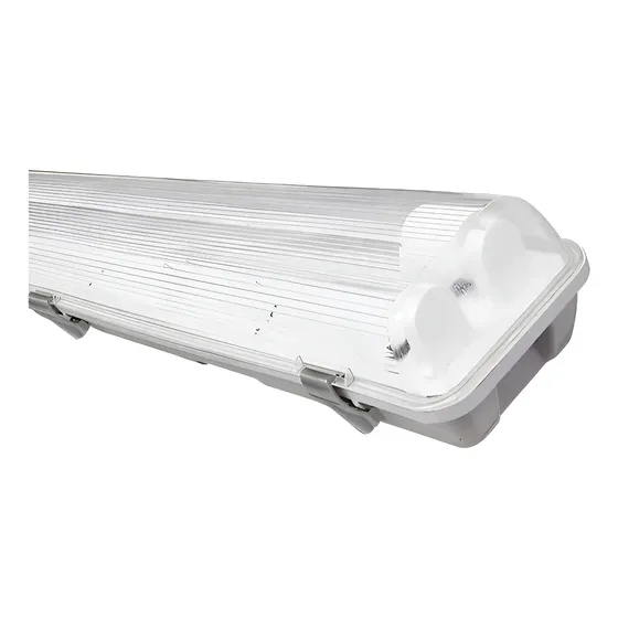 Gabinete A Prueba De Vapor Y Polvo Philco 57263 Brillamax De Sobreponer Para Dos Tubos Led T8 18w G13 Ip65