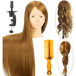 85% Cabeza De Entrenamiento De Maniquí De Peluquería+ Peine 85% Cabeza De Entrenamiento De Maniquí De Peluquería+ Peine