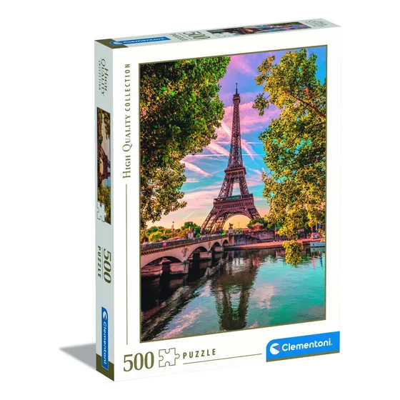 Rompecabezas Torre Eiffel En Paris 500 Pz Clementoni Francia