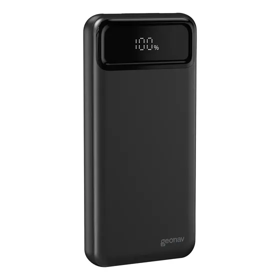 Carregador Portátil Power Bank 10.000 20w Geonav Preto