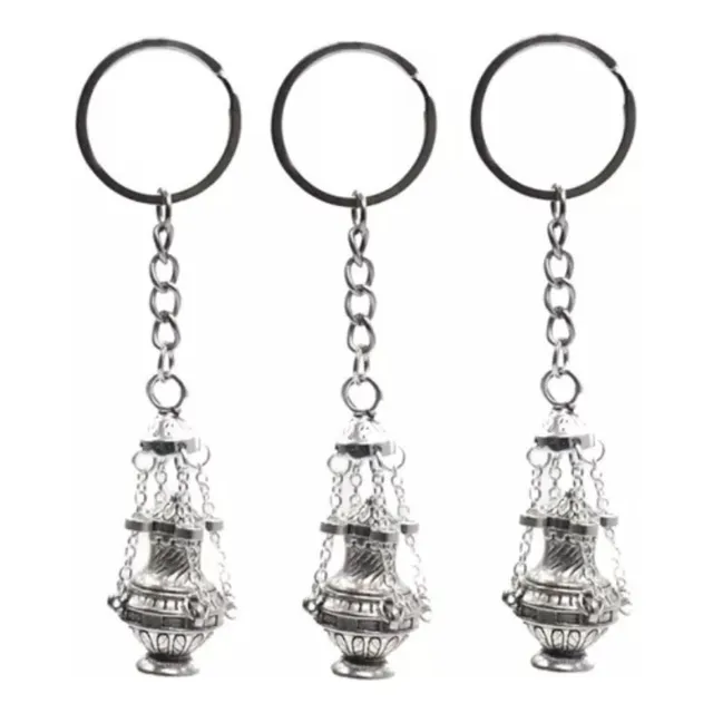 Llavero Con Forma De Incensario, Incensario, Adorno 3 Pcs
