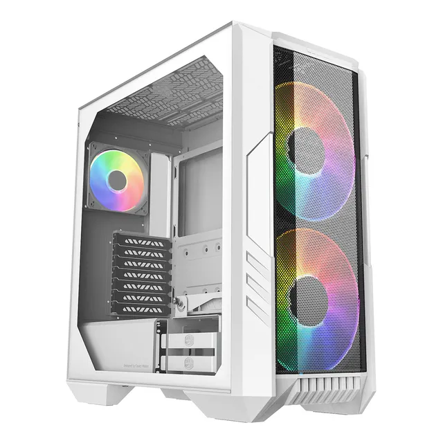 Gabinete Cooler Master Masterbox Haf 500 Ventana Argb Blanco
