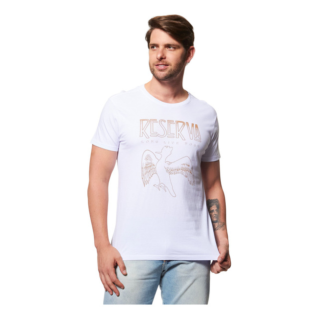 Camiseta Estampada Led Reserva Camiseta Estampada Led Reserva