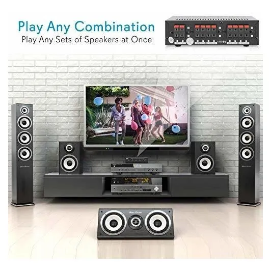 Pss4 Conmutador 4 Zona Para Amplificador Estereo Vario