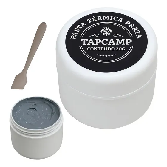 Pasta Térmica Prata Tapcamp 20g Alta Condutividade Para Processador