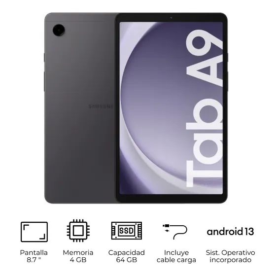 Tablet Samsung Galaxy Tab A9 X110 64gb 4gb 8.7'' Graphite