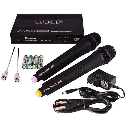 Set Microfonos Inalámbricos De Mano Uhf Soundtrack Stw-28hu2