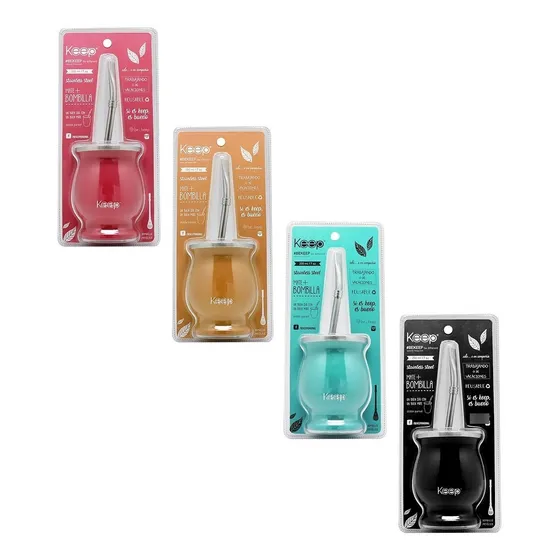 Set Mate Clásico Keep 200ml Con Bombilla Febo
