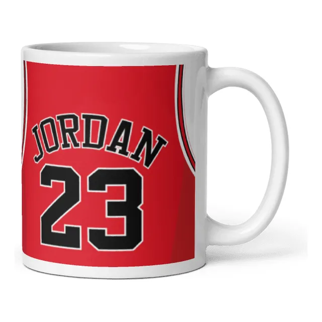 Mug Camiseta Jordan Chicago Bulls 23 Taza Legendaria Para Ve