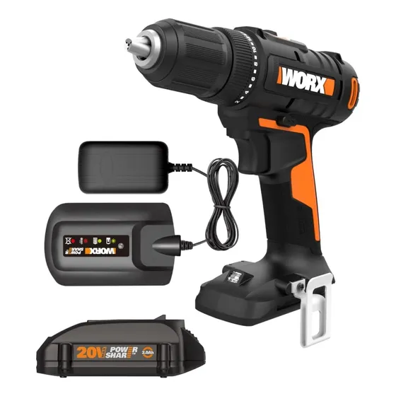 Taladro Inalámbrico Worx Wx108l 20v 1/2 Power Share