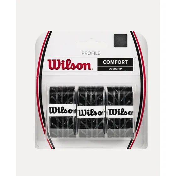 Perfil Over Grip Wilson, color negro
