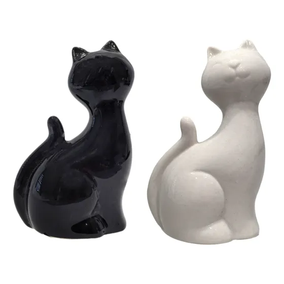 Adorno Gato Elegante 8x6x5cm Topsoc